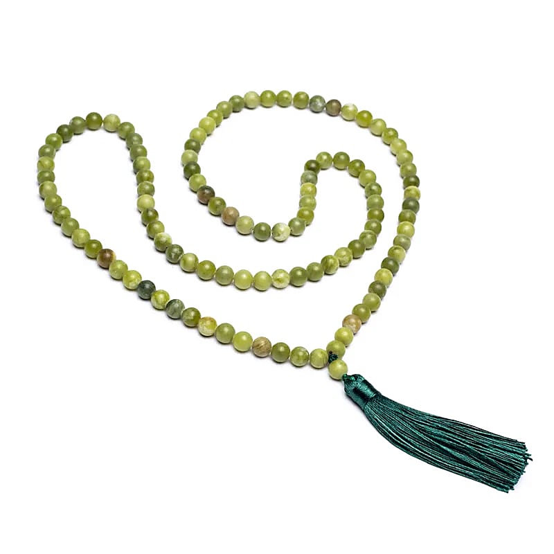Mala Xinyi Jade With Tassel - 0.8cm