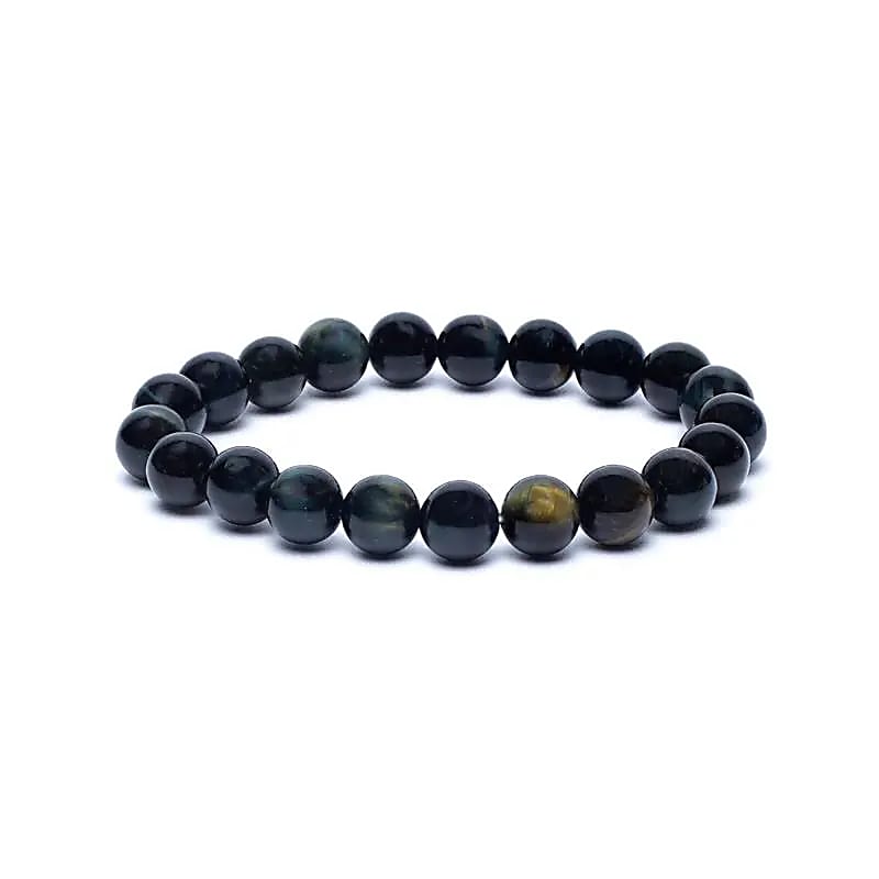 Bratara Blue Tiger Eye Elastic --pachet De 2 Buc - 8mm