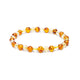Náramok Amber/citrine Elastic - 6mm