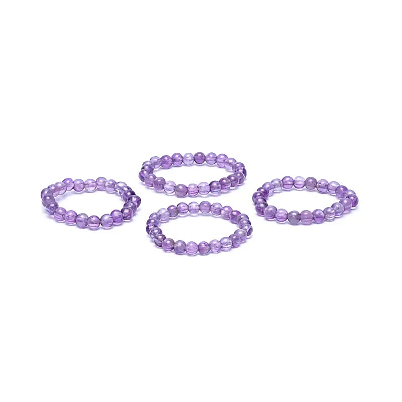 Prsten Ametyst Elastic --balení 4ks - 3mm