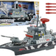 Military Set Military Ship Battle Army Cannons Lights Sounds