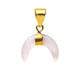 Prívesok Polmesiaca Rose Quartz --balenie 3 ks - ±2cm