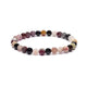 Pulsera elástica de turmalina mixta - paquete de 2 piezas - ± 0,6 cm