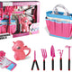 Garden Kit Bag Tools Gloves Rakes Pink Unicorn
