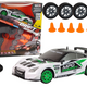 Drift Rally Car Set+ R/c Remote Control And Accessories Speeds Up To 15 Km/h