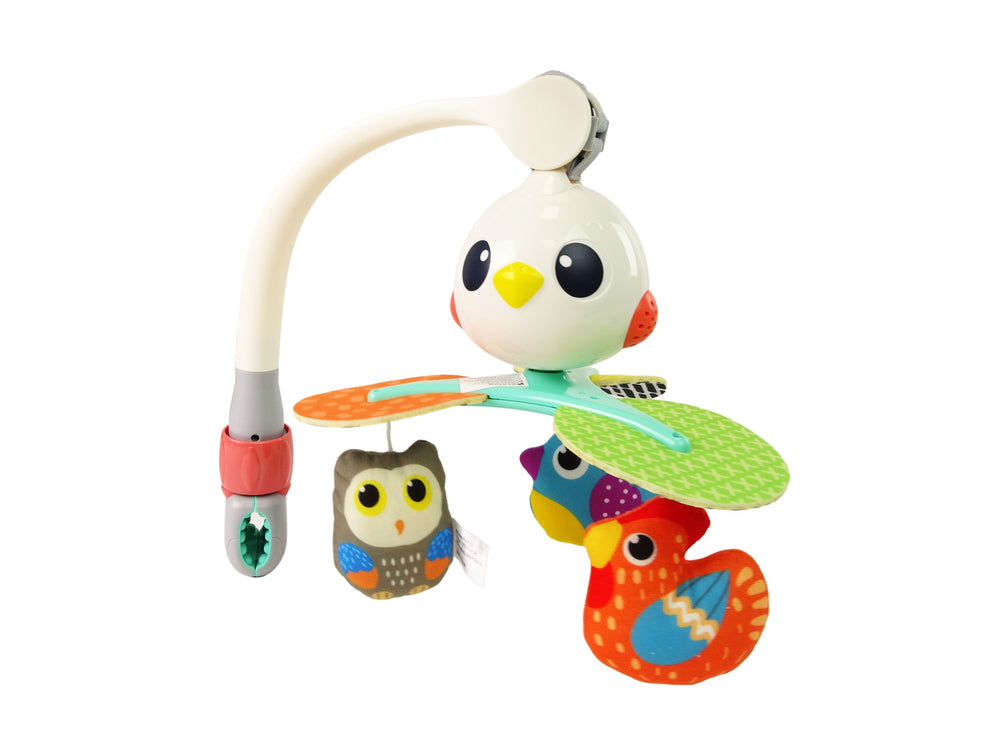 Colourful Birds Melody Carrousel For Baby's Cot And Stroller