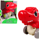 Dinosaur On Wheels T-rex Red Figurine