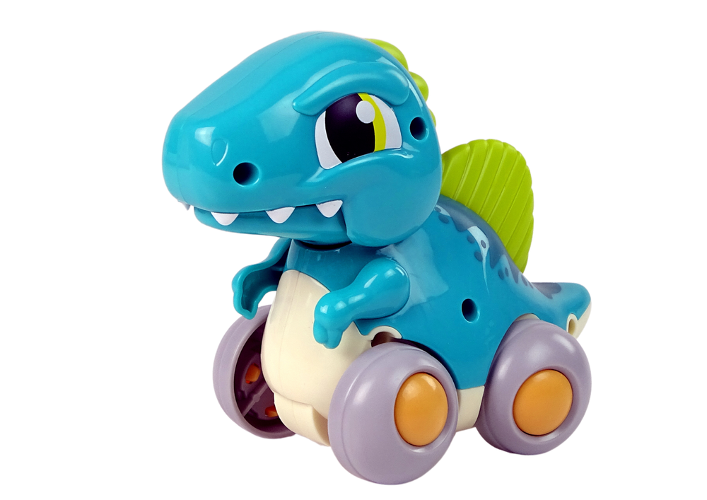 Dinosaur On Wheels Blue Figure