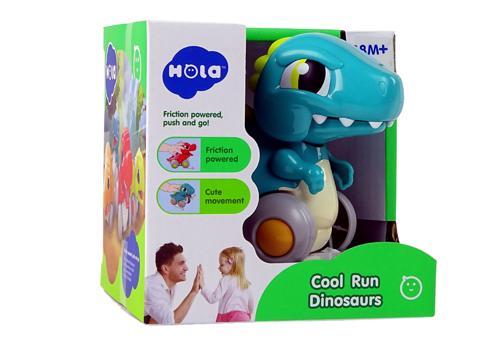 Dinosaur On Wheels Blue Figure