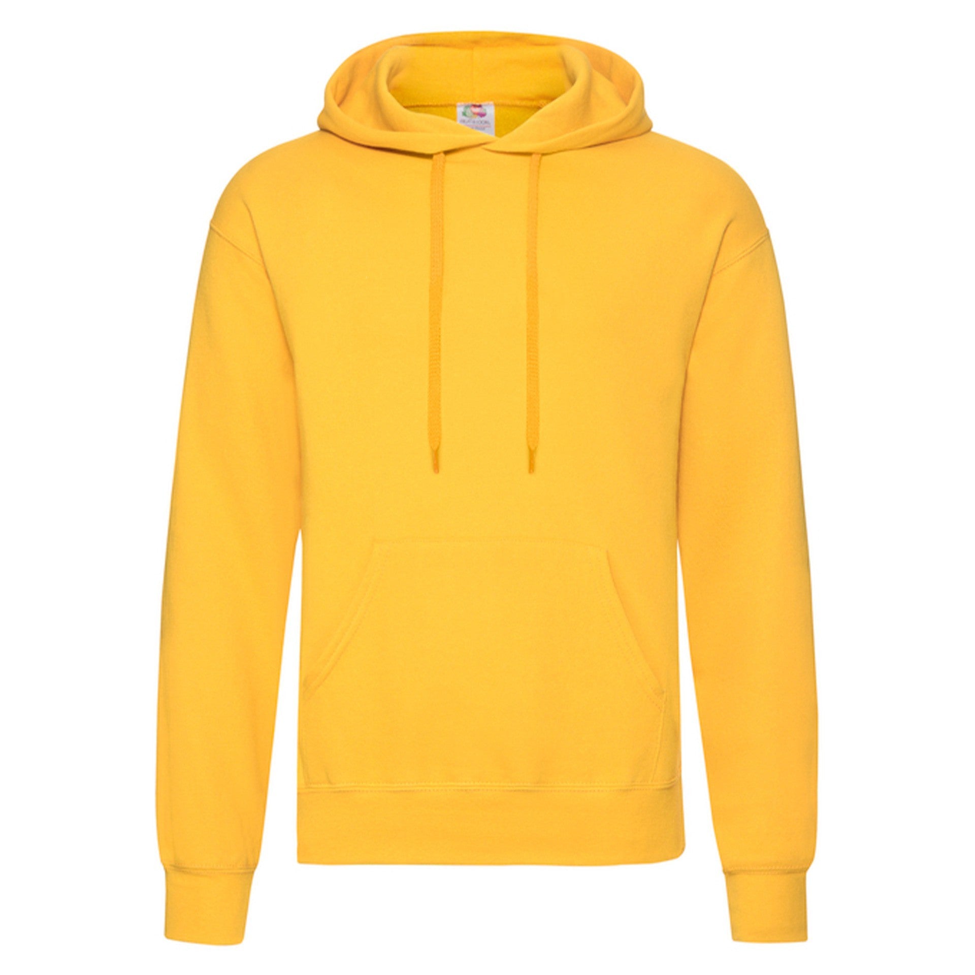 Mikina Fruit Of The Loom Classic s kapucí pro dospělé Mostaza