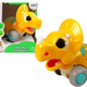 Dinosaur On Wheels Yellow Triceratops Figurine
