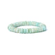 Гривна Amazonite Facet Aa Качествен ластик - 0,8 см