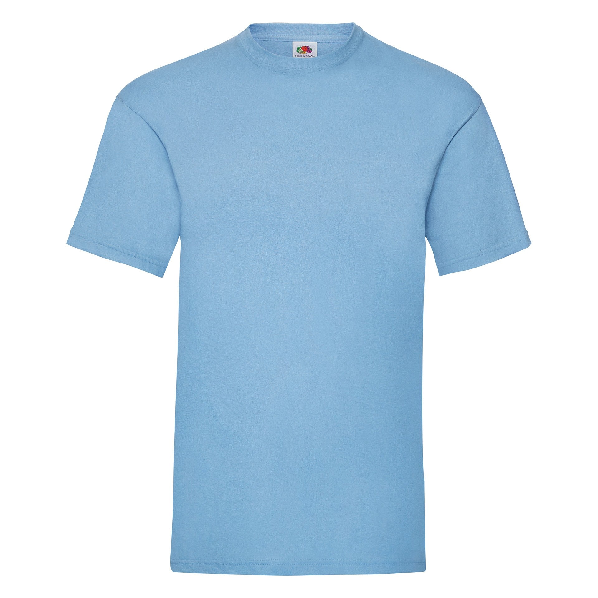 T-shirt Fruit van het weefgetouw Valueweight Volwassen Azul Cielo