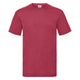 T-shirt Fruit Of The Loom Valueweight Volwassen Rojo Jaspeado