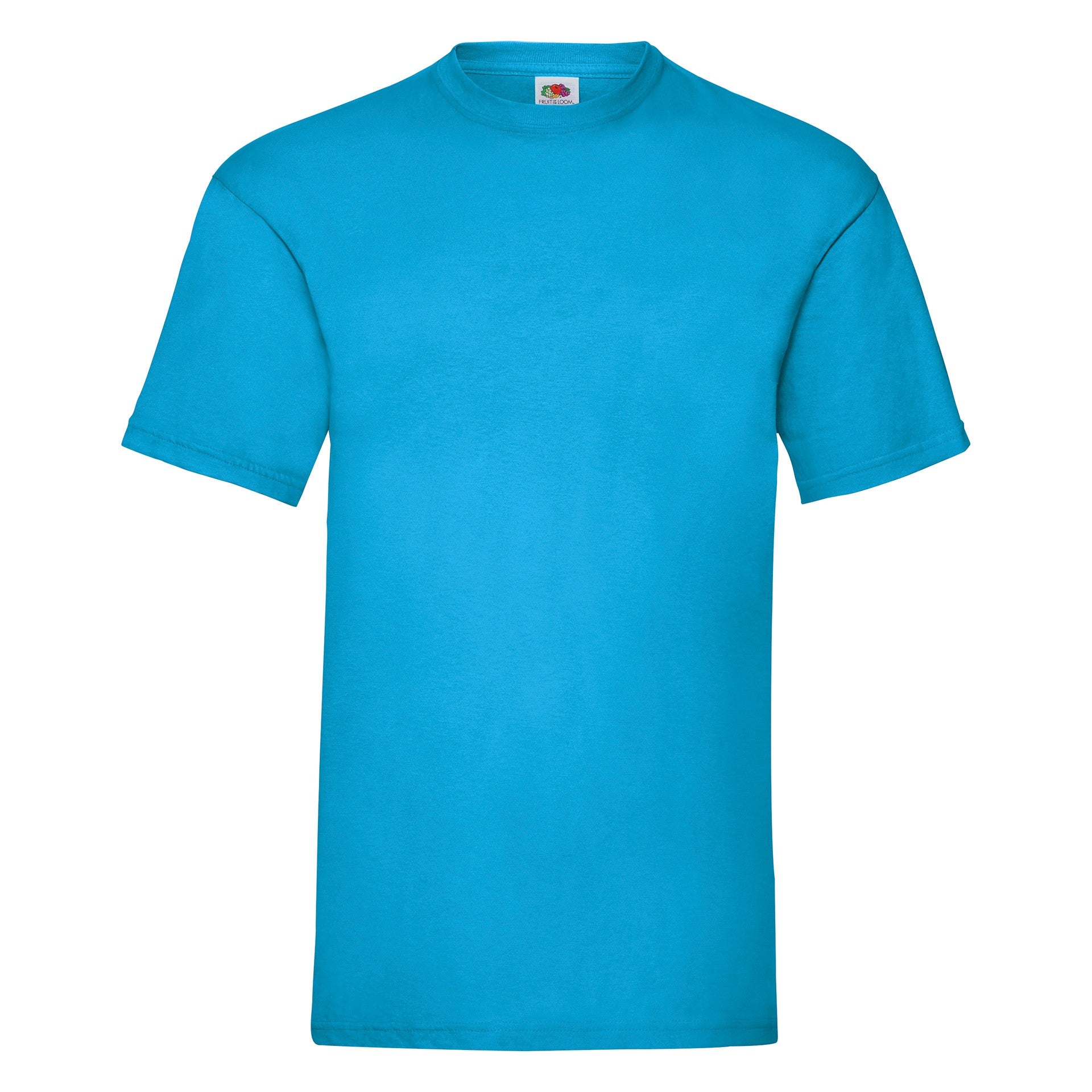 Tričko Fruit Of The Loom Valueweight Adult Azul Azure
