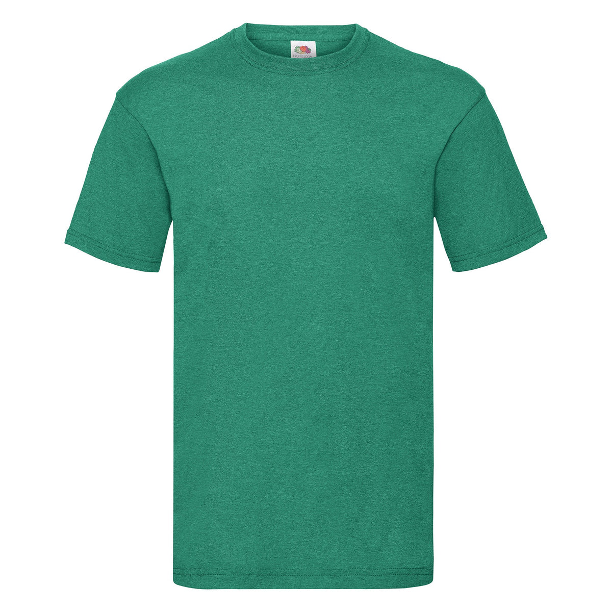 T-Shirt Fruit Of The Loom Valueweight Erwachsener Verde Jaspeado