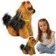 Interactive Plush Dog Soft Fur Breed Yorkshire Terrier Stroke Its Head And Learn Its Functions