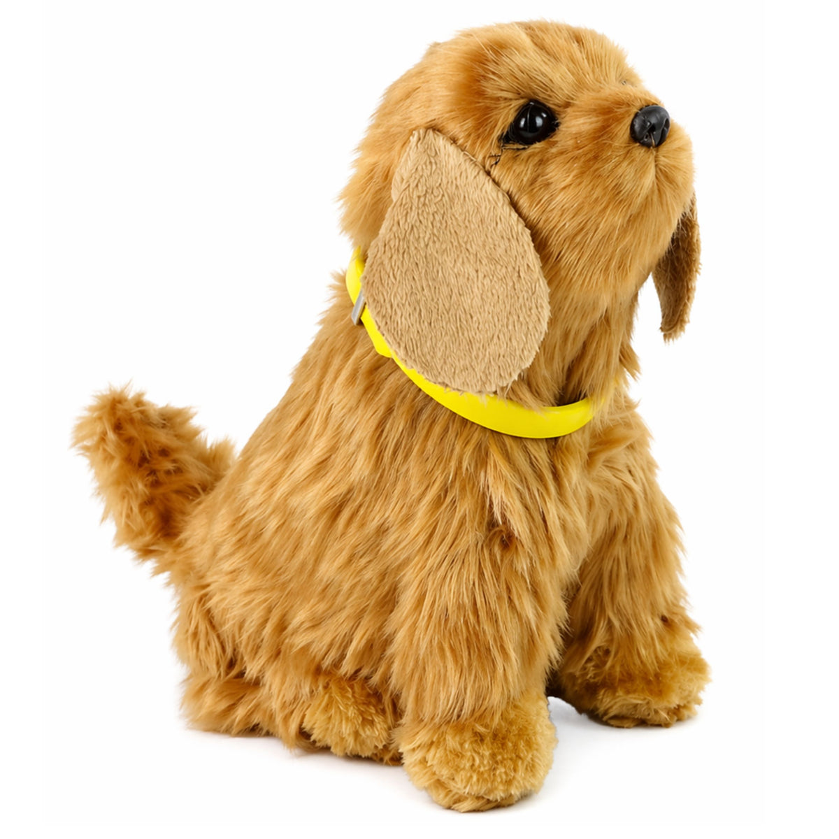 Interactive Plush Dog Soft Fur Cocker Spaniel Breed Stroke Its Head And Learn Its Functions