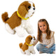 Interactive Plush Dog Soft Fur Cavalier Breed Stroke Its Head And Learn Its Functions