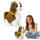 Interactive Plush Dog Soft Fur Shitzu Breed