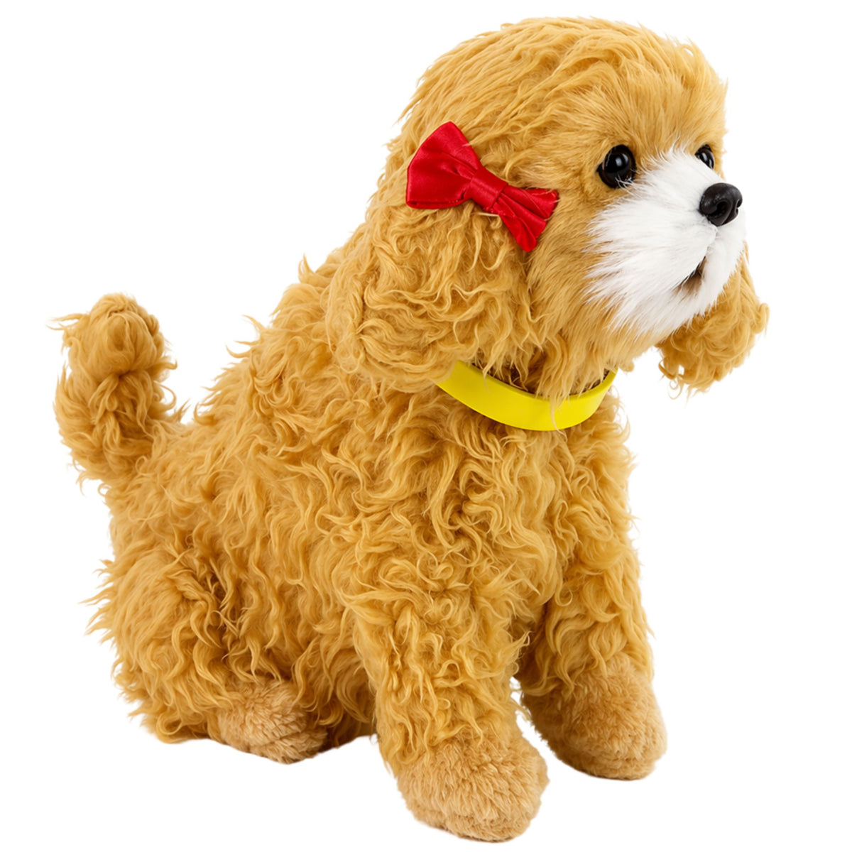 Interactive Plush Dog Soft Fur Breed Poodle