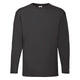 Тениска Fruit Of The Loom Valueweight Long Sleeve Negro