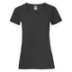 Тениска Fruit Of The Loom Valueweight Ladies Negro