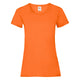 Тениска Fruit Of The Loom Valueweight Ladies Naranja