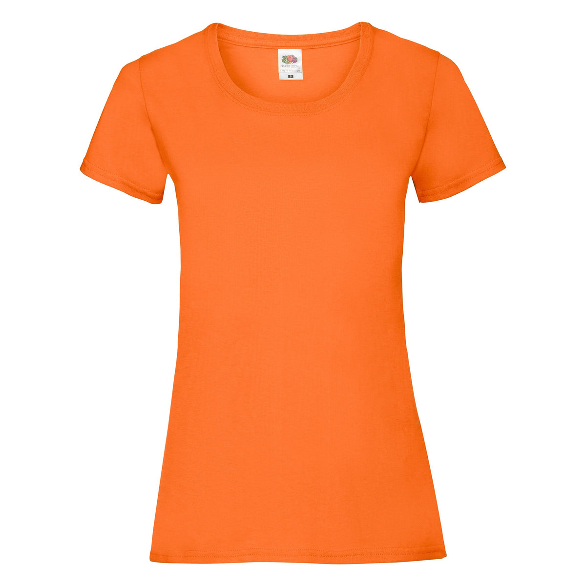 T-Shirt Fruit Of The Loom Valueweight Damen Naranja