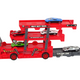 Large 3-storey Truck Trailer Heavy Duty Truck With Extendable Car Launching Ramp