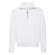 Mikina Fruit Of The Loom Klasický zip pro dospělé Blanco