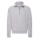 Sweatshirt Fruit Of The Loom Classic Zip Neck Adult Gris