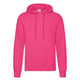 Суитчър Fruit Of The Loom Classic с качулка за възрастни Fucsia