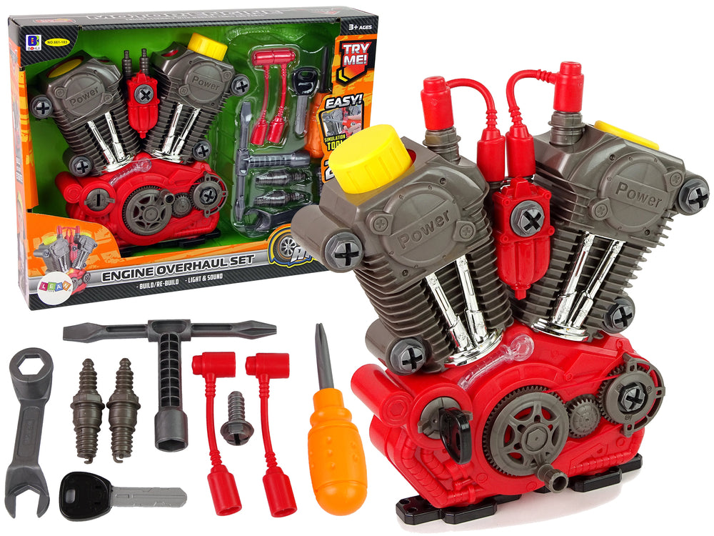 Car Engine For The Little Mechanic To Assemble By Yourself Lights And Sounds