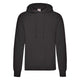 Sweatshirt Fruit Of The Loom Classic Hooded Adult Negro