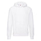 Sweatshirt Fruit Of The Loom Classic Hooded Adult Blanco