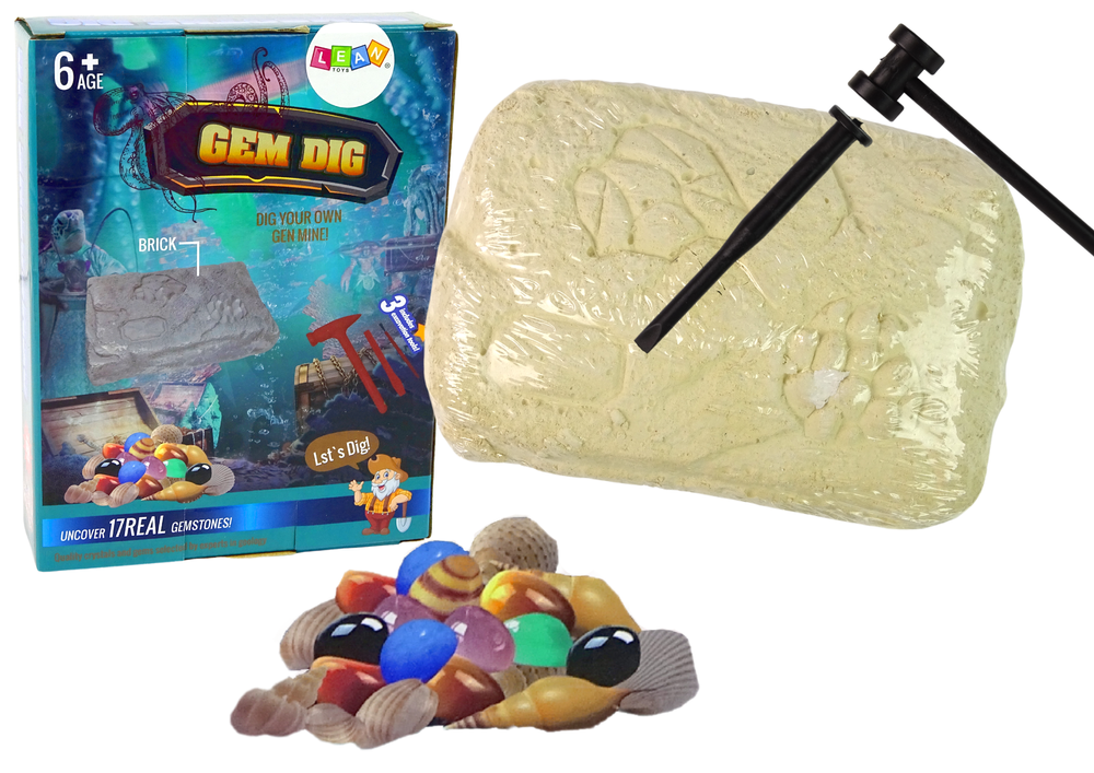 Archaeological Gem Mine Crystal Set