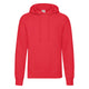 Sweatshirt Fruit Of The Loom Classic Hooded Adult Rojo