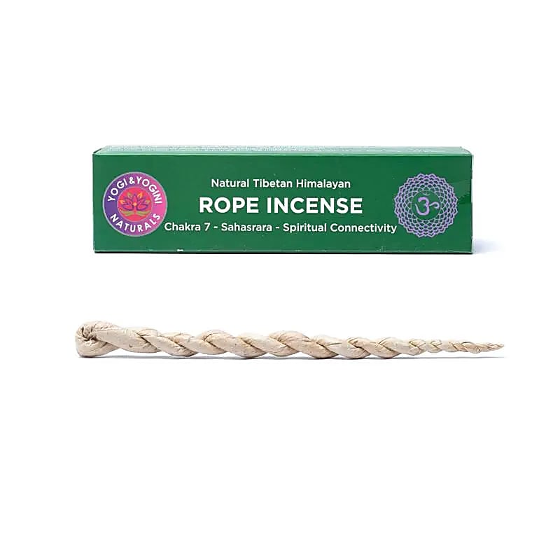 Tămâie din frânghie Conectivitate spirituală a chakrei a 7-a - ±15cm; ±43g Set 2 buc