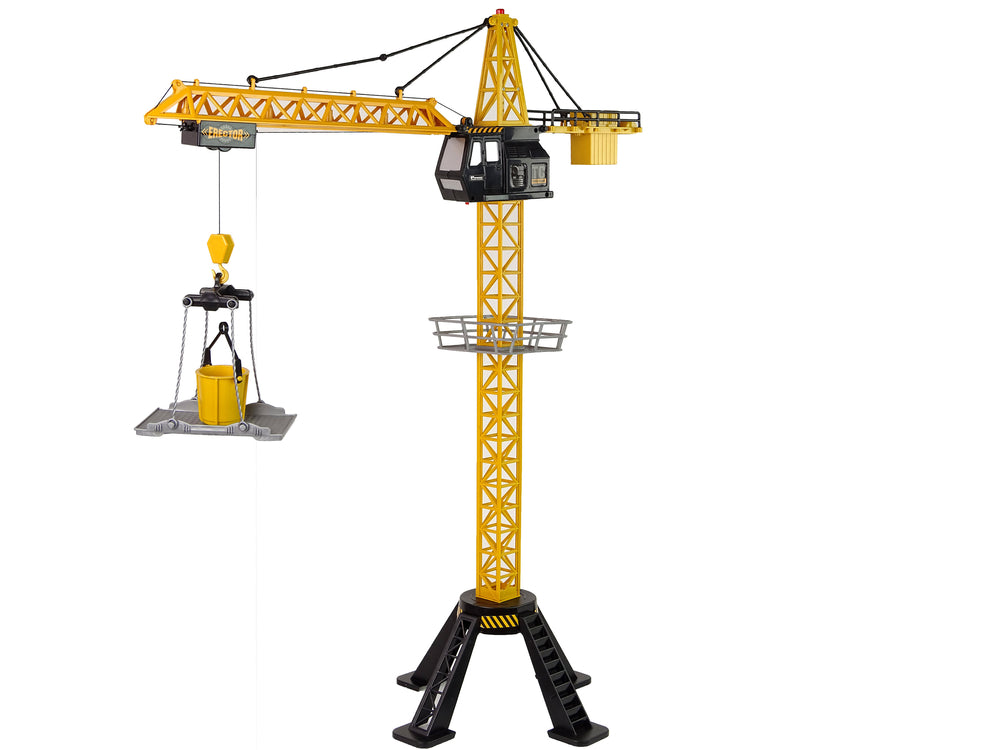 Construction Crane Controlled By R/c Remote Control 90 Cm High Eiffel Tower Construction