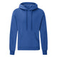Sweatshirt Fruit Of The Loom Classic Hooded Adult Royal Jaspeado