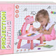 Whiteboard Projector Projector For Learning To Draw Pink Dinosaur