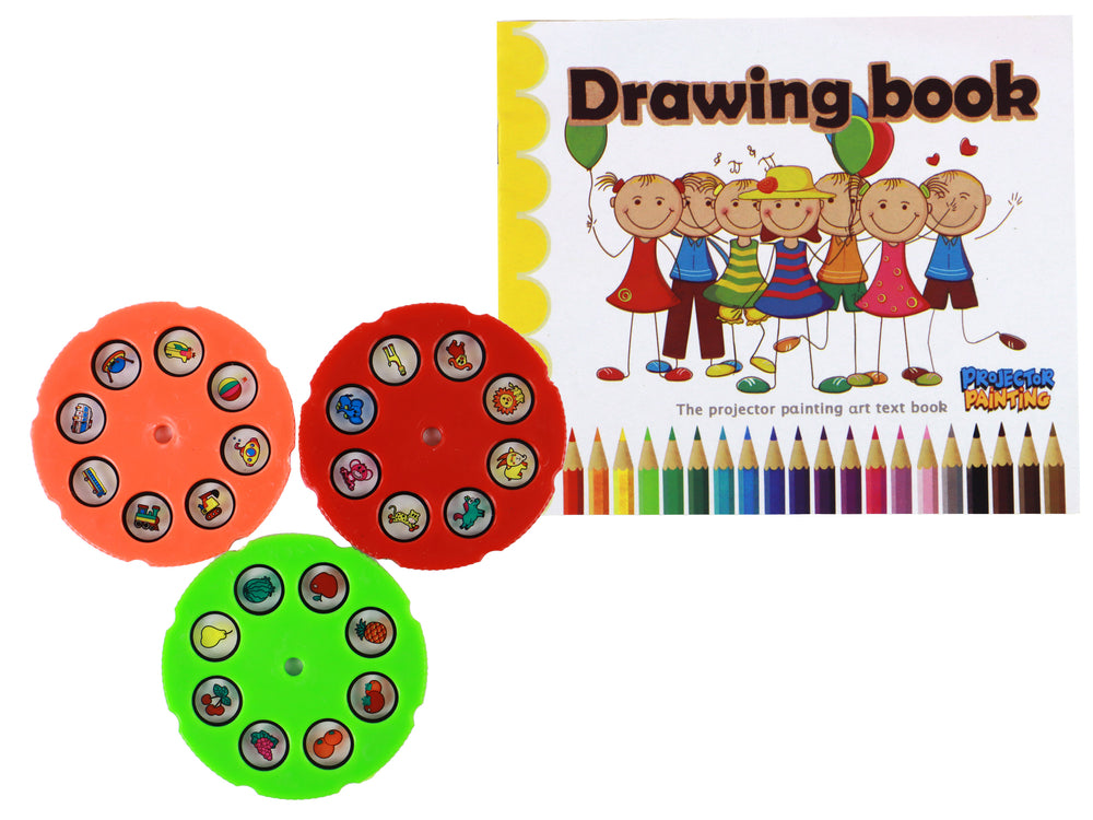 Whiteboard Projector Projector For Learning To Draw Pink Dinosaur