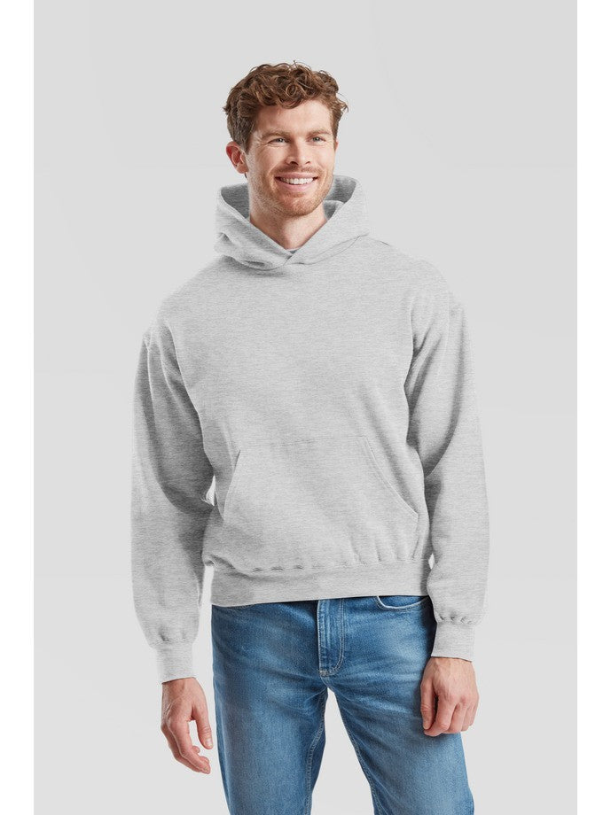 Sudadera Fruit Of The Loom Supercotton Sweat s kapucí Adulto Gris