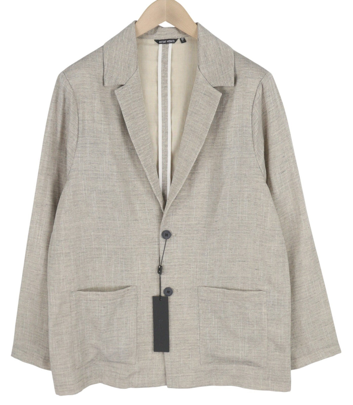 Brun polyester blazer
