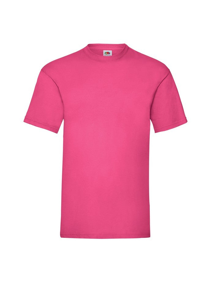 Тениска Fruit Of The Loom Valueweight Adult Fucsia