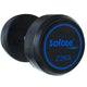 Softee Modern Dumbbells Negro 4 Kg