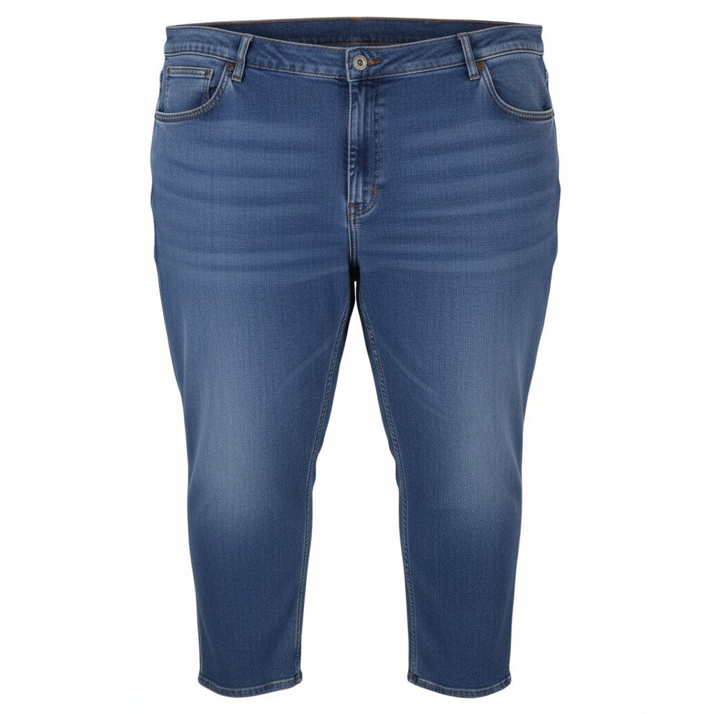 Wrangler Greensboro 803 Men Jeansblå Morrhår Blekt Vanlig Rak