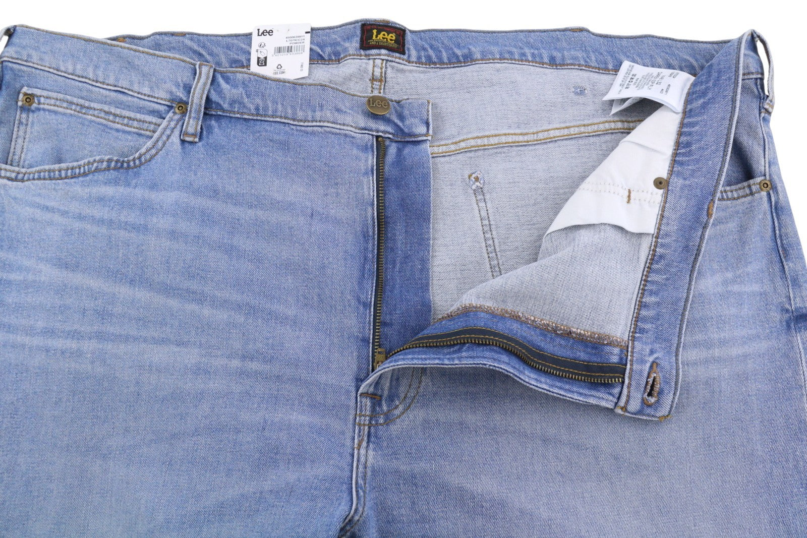 Lee Daren Zip Fly Herren Jeansblue Whiskers Faded Regular Straight Leg