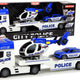 Police Car Transporter Kit Helicopter Sound Lights